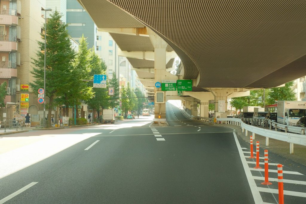 国道246号線を写した写真