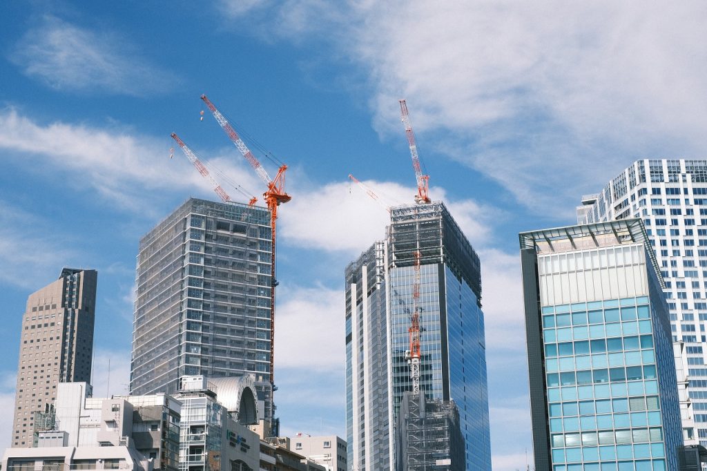 渋谷の高層ビル群